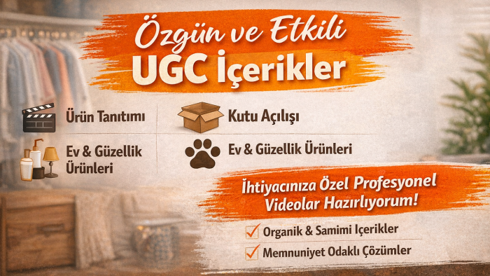 sizin için UGC videoları çekerim