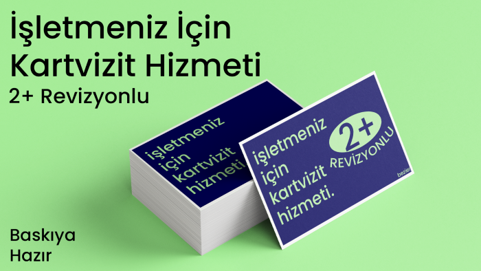 işletmeniz için kartvizit tasarlıyorum