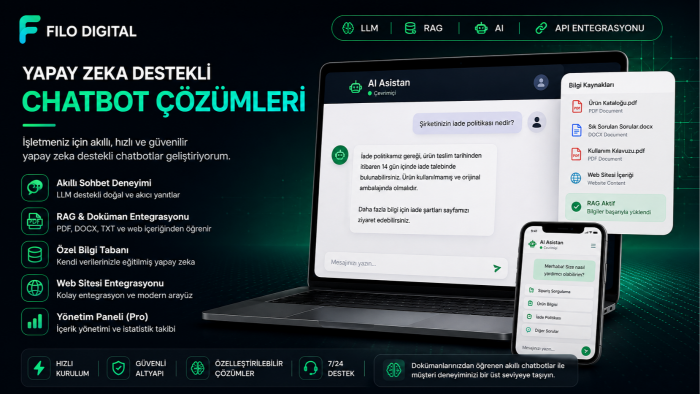 yapay zekâ chatbotu yaparım