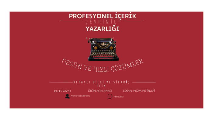 profesyonel olarak en hızlı şeklilde yazı ve çeviri yapyorum