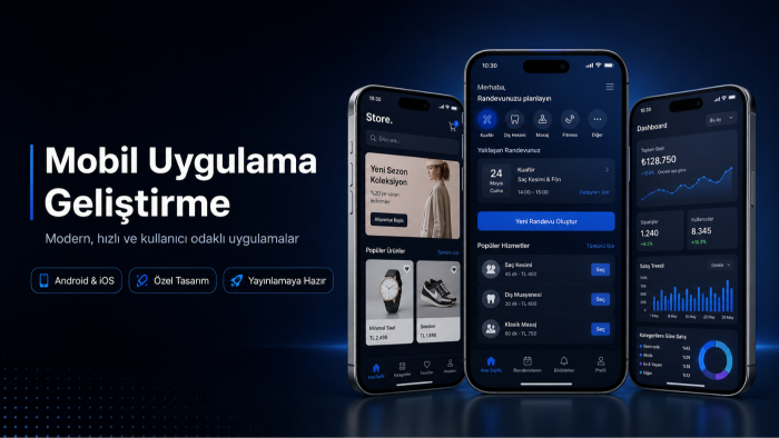 sizin için profesyonel mobil uygulama geliştiririm