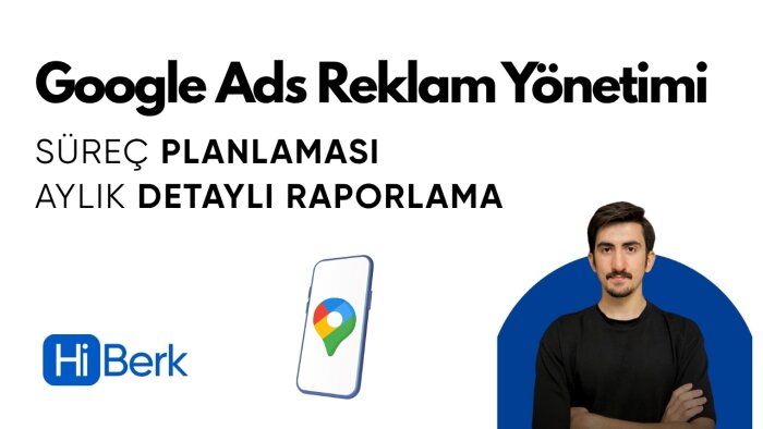 Google Ads reklam sürecinizi yönetebilirim