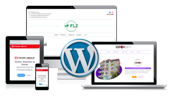 mobil uyumlu wordpress web sitesi hazırlarım
