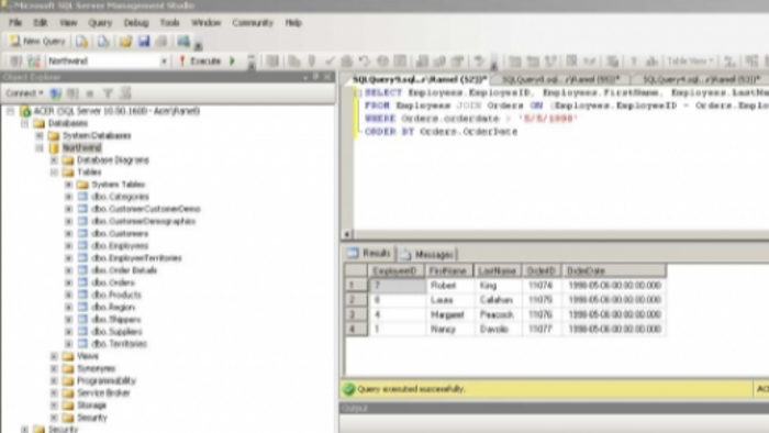 Microsoft SQL dersleri veriyorum