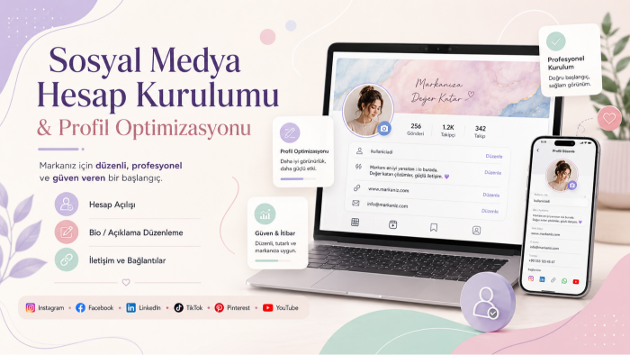sosyal medya hesap kurulumu yapabilirim