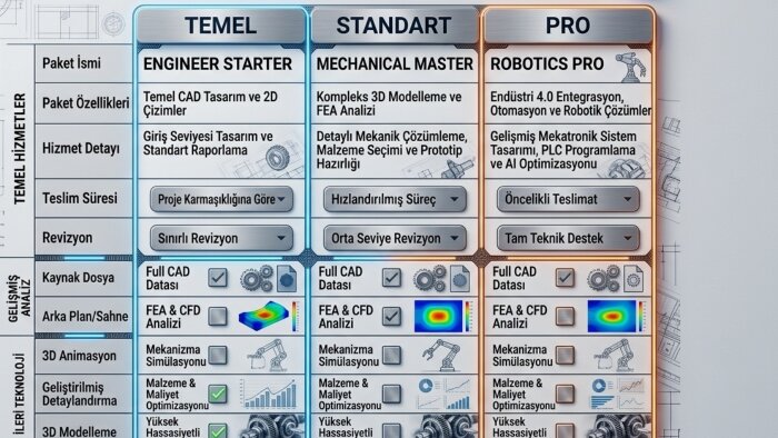 fikirleri, üretilebilir tasarımlara dönüştürüyorum