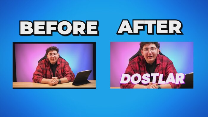 videolarınızı kurguluyor ve düzenleriyorum