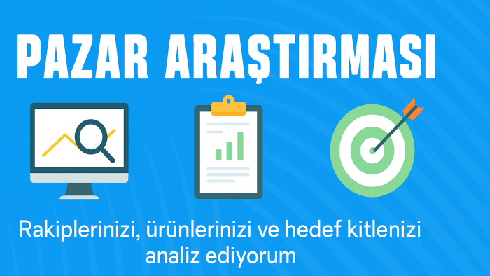 sizin için profesyonel bir şekilde pazar araştırması yaparım