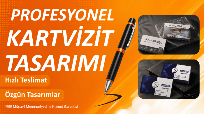 firmanıza değer katacak kartvizitler tasarlarım