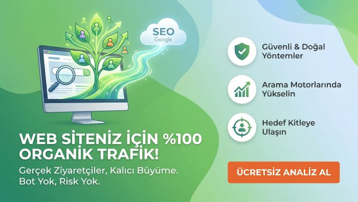 siteniz için organik trafik sağlarım