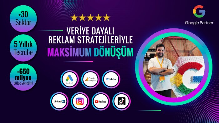 reklamlarınızı veri odaklı yönetip satışınızı büyütürüm