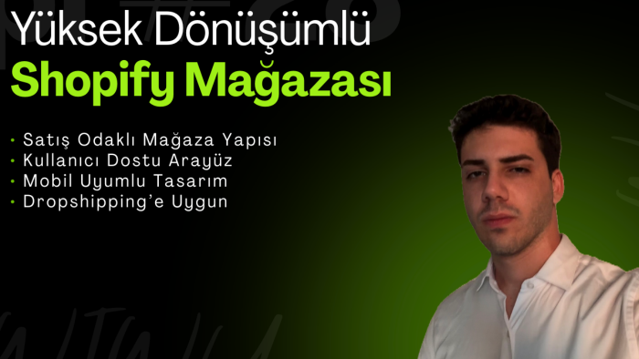 markanızı yansıtacak shopify mağazası oluştururum