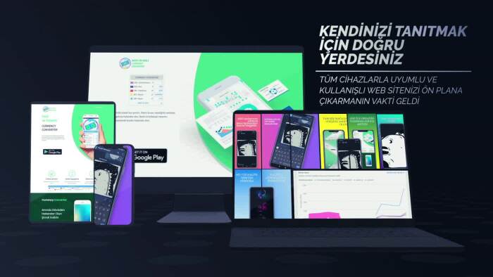 websitesi ve mobil uygulama tanıtım videoları hazırlarım