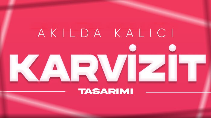 minimal ve lüks kart tasarımları yaparım