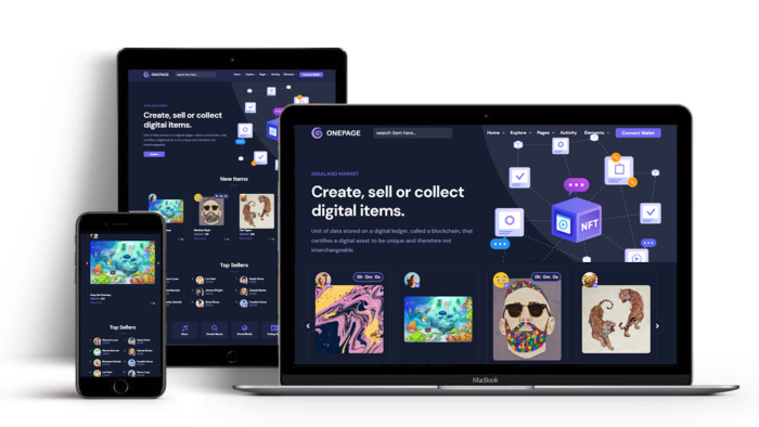 NFT lerinizin için web sitesi kurabilirim