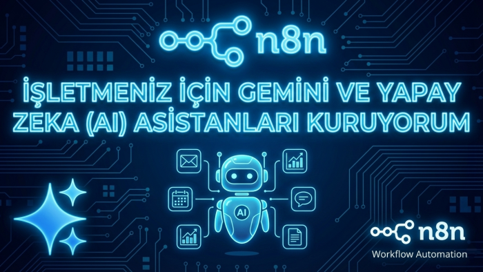 n8n ile işletmeniz için yapay zeka (AI) asistanları kurarım