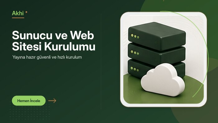 sunucu ve web sitesi kurulumu yaparım