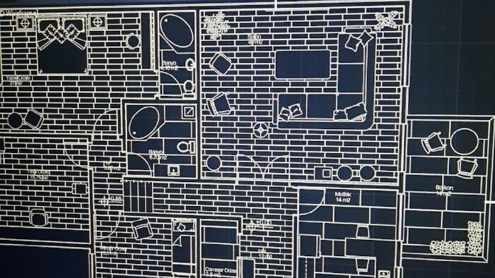 Adeko AutoCAD vb. ile 2D kat planı ve mobilya çizimi yaparım