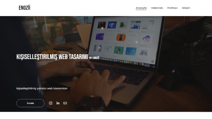 sizin için kişiselleştirilmiş web siteleri tasarlarım