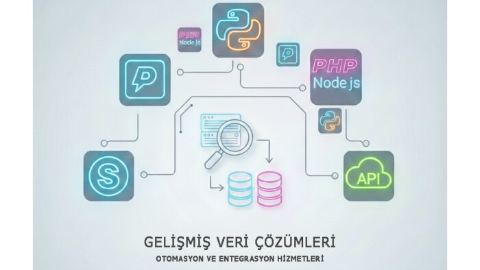 Python ve PHP ile verilerinizi kazıyıp otomatize ederim
