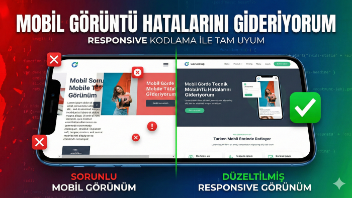sitenizi tamamen mobil uyumlu hale getiriyorum