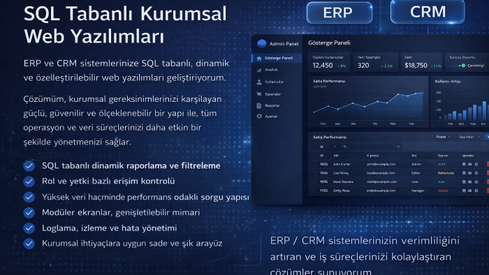 yazılımlarınızı şık ve profesyonel şekilde hazırlayabilirim