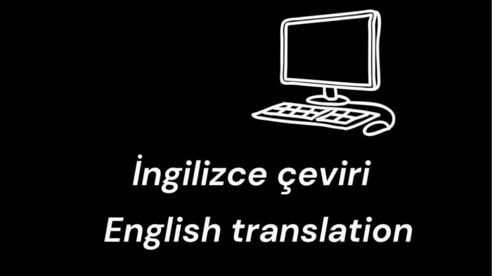 sizin için İngilizce çeviri yapabilirim