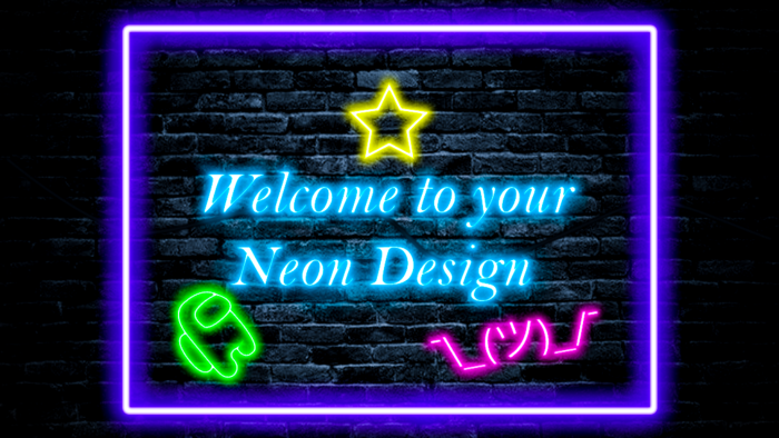 gerçekçi efektlerle size neon tabela tasarımı yapabilirim
