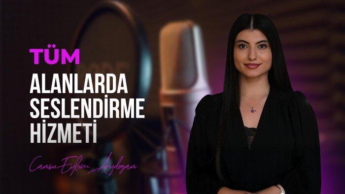 stüdyo kalitesinde profesyonel seslendirme sunuyorum