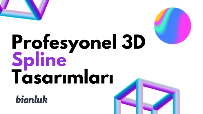 spline ile etkileyici web ve mobil 3d modeller yaparım