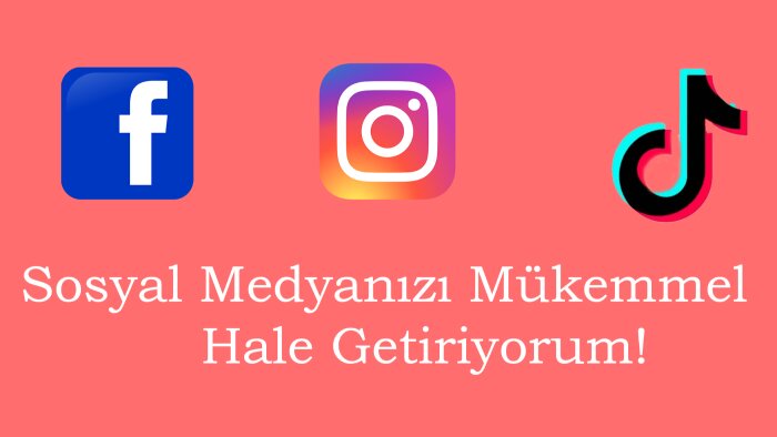 sosyal medyanızı yönetiyorum