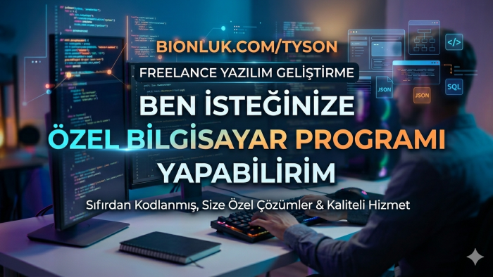 size özel istediğiniz bilgisayar programı yaparım