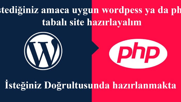 istediğiniz türde bir siteyi hazırlayabilirim