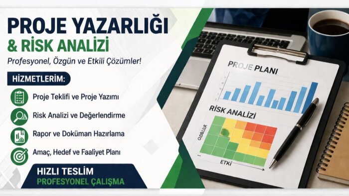 proje yazarlığı ve risk analizi yapıyorum