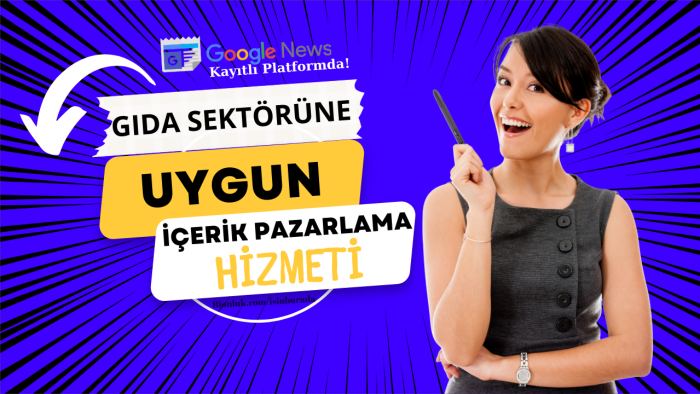 Google New'e ekli yemek tarifleri sitesinde tanıtım yaparım