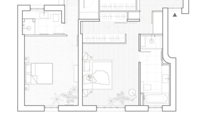 autocad'de mimari proje çizerim