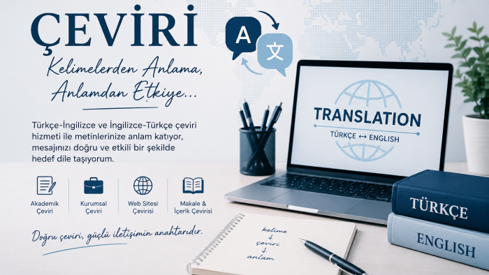 Türkçe-İngilizce metin çevirmenliği yaparım