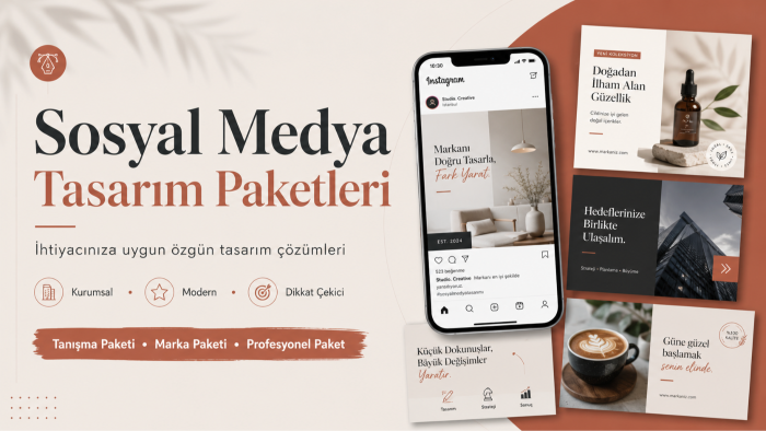 dijitalde öne çıkan sosyal medya tasarımları hazırlıyorum