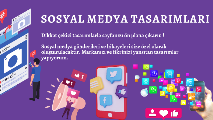 sayfanızı öne çıkaracak sosyal medya tasarımları yapabilirim