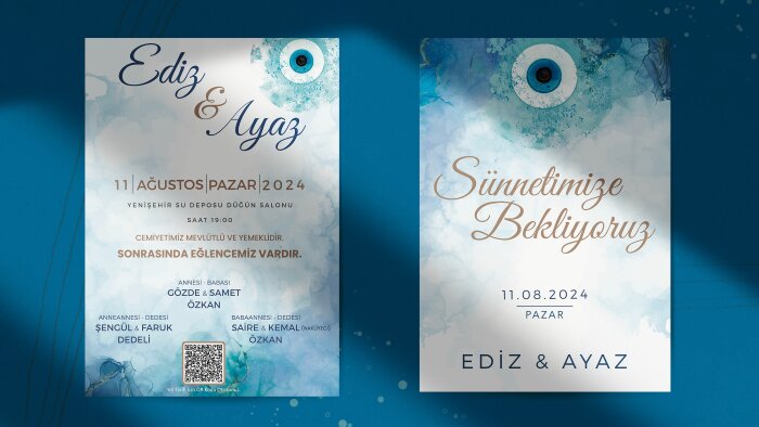 özel günleriniz için davetiye tasarımı yapabilirim
