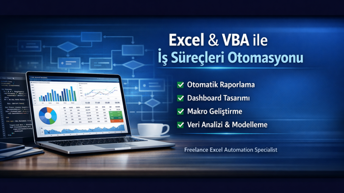 Excel ve VBA ile iş süreçlerinizi otomatikleştiririm