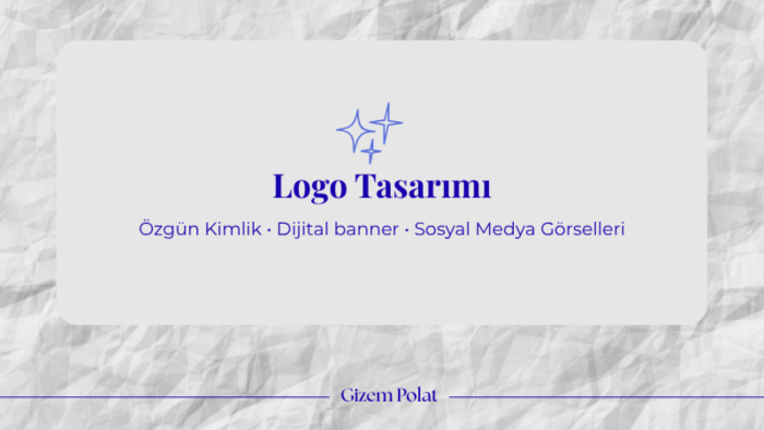 özgün ve minimalist logo tasarımları hazırlayabilirim