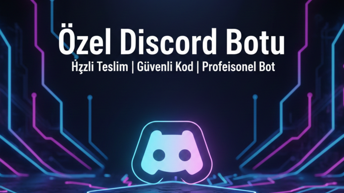 kişiye özel hızlı ve profesyonel discord botu geliştiririm