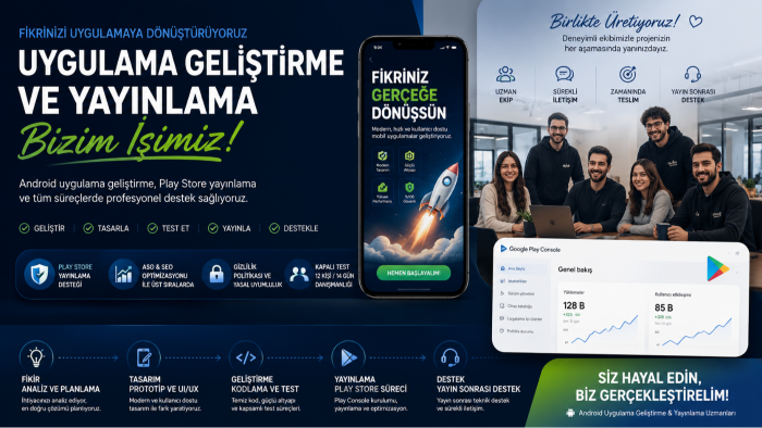 her türlü mobil uygulama yaparım