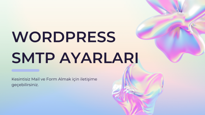 siteniz için SMTP ayarlarınız yapabilirim