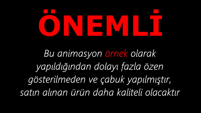sizin isteğinize göre 2D Animasyon yaparım