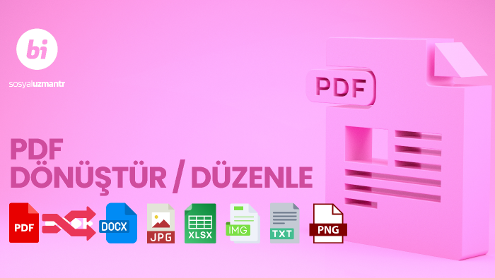 pdf dönüştürme ve düzenlemelerinizi yaparım
