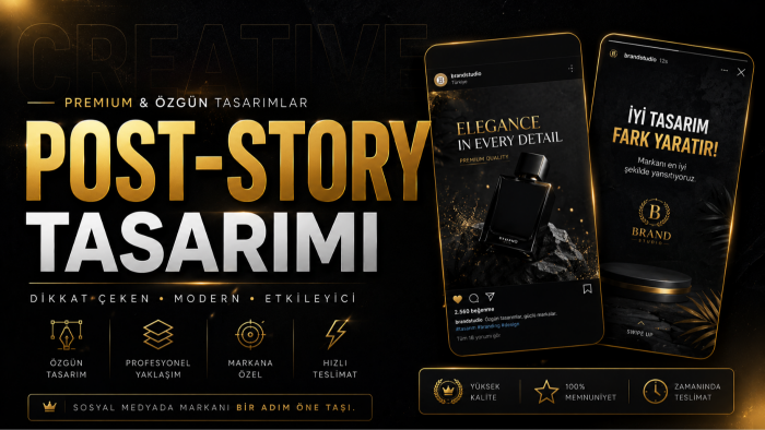 sosyal medya için post-story yapabilirim