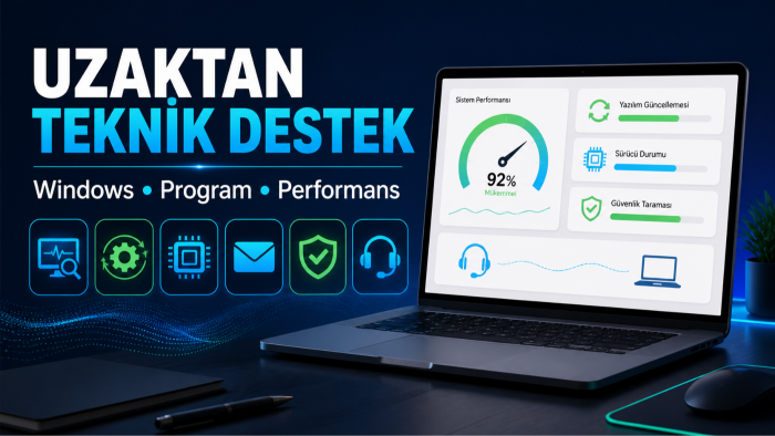 bilgisayar ve Windows sorunlarını uzaktan çözerim