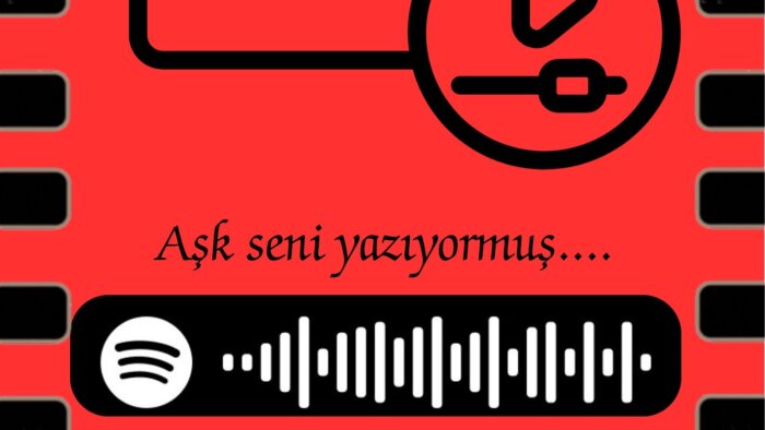 size özel spotify şarkı kodlu broşür tasarlayabilirim